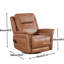 Fauteuil inclinable électrique pivotant Fruge OKIN-637086913