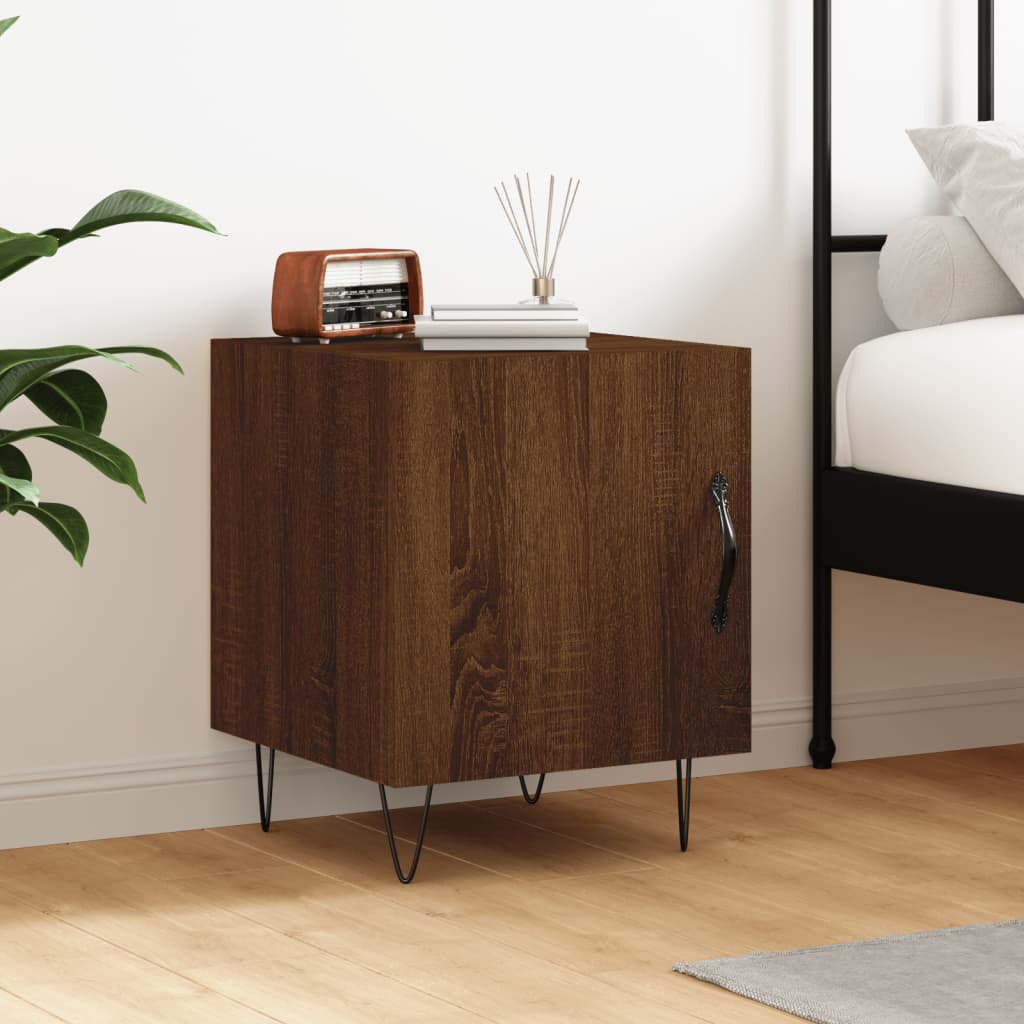 40cm W Iron Bedside Table