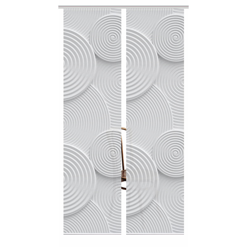 Semi Sheer Sliding Panel Pair