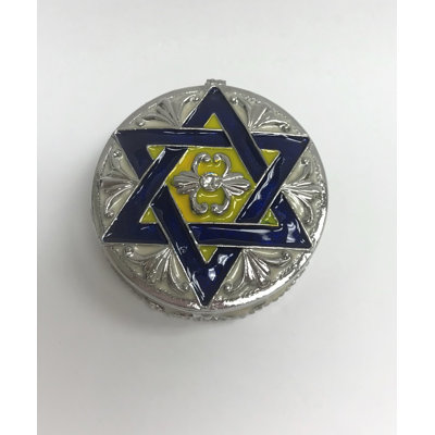 Coffret décoratif en forme d’étoile juive Kuester