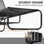 Chaise longue d'extérieur en métal 67 po-1670427468