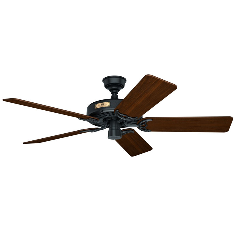 Hunter Original® 132cm Ceiling Fan, Walnut/Cherry, Mattee Black