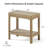 Night Stand Set Of 2, Farmhouse End Table With 2 Tier Boho Rattan Shelves-262879419-266246253