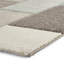 Lozano area rug Machine Woven Rectangle Beige/Blue-24398544