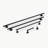 Biscayne Towel Bar Matte Black-124521626