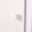 Meuble télé moderne blanc crème avec rangement, bac à litière pour chat avec porte coulissante amovible