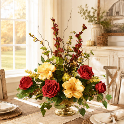 24 " Faux Silk Mixed Floral Arrangement