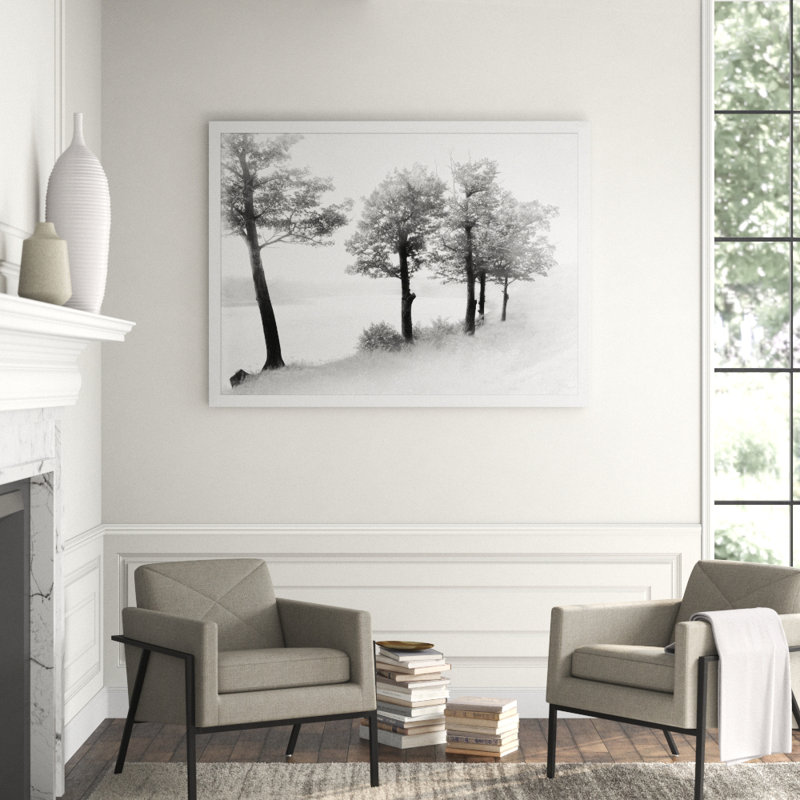 Treeline' Framed Photographic Print on Glass