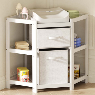 Ealsworth Changing Table Dresser with Pad