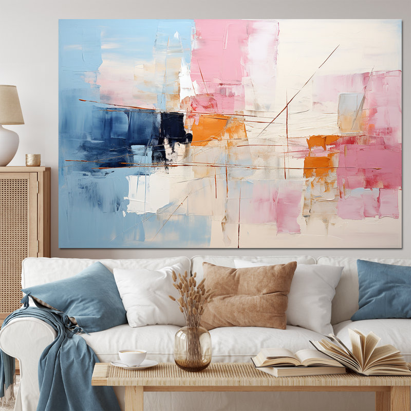 «Abstract Patchwork IV - Abstract Collages», reproductions d'art mural