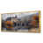 Toile avec cadre flottant or