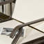 Banc oscillant d'extérieur avec table centrale Outsunny