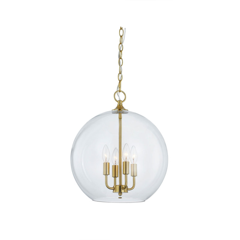 Luminaire suspendu Blaine, doré