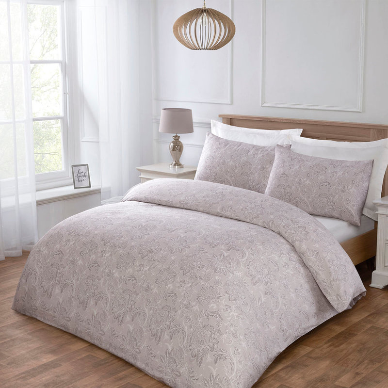 Monroe Natural 200 Thread Count 100% Cotton Duvet Set, Double