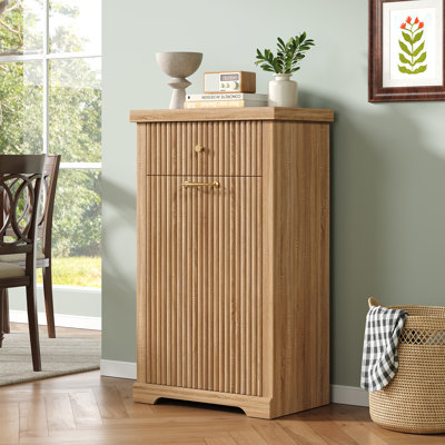 13 Gallons Tilt Out Trash Cabinet with Drawer