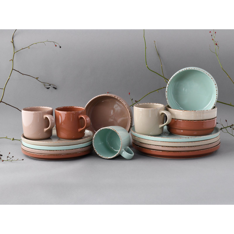 16 Piece Dinnerware Set, Service for 4