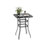 Deert Square Metal Outdoor Bar Table