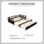 Lit de jour extensible en bois avec couchette-113853319