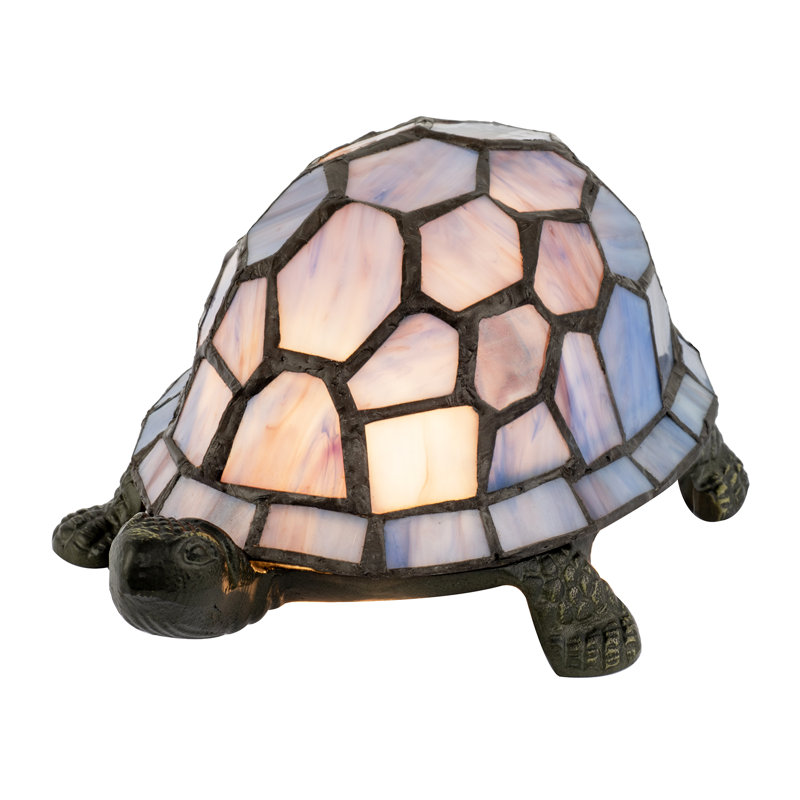 Metal Table Lamp, Purple