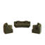 Canapé courbé pour recevoir des invités Canapé modulaire courbé en chenille avec 6 coussins, canapé modulaire symétrique incurvé pour chambre à coucher, salon, bureau pour les loisirs ou sieste, salle de lecture et vestibule-316512823-316512841-316512842