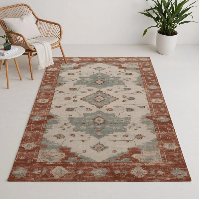 Tapis d'intérieur et d'extérieur surteint beige, Rectangle 3' x 5'