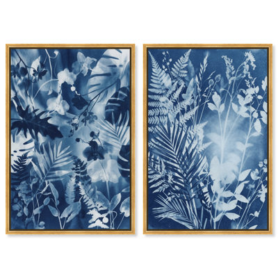 Blue Folliage Set Set by Oliver Gal