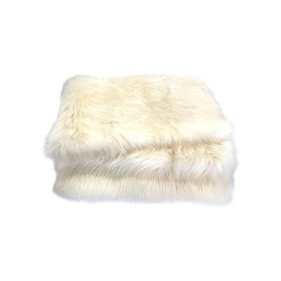 Premium Luxury Faux Sheepskin Fur Throw Blanket