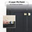 Ensemble de meuble-lavabo moderne simple 30 "avec lavabo, robinet et peinture écologique Wimer Sharee-572013160