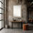 Sydney Silver Non-Beveled Framed Wall Mirror-118340325