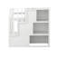 Lit mezzanine simple avec bureau intégré Followill par Harriet Bee-1271532693