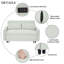 Canapé-lit convertible avec ports USB et coussins décoratifs-258517296