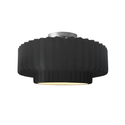 Plafonnier semi-encastré en céramique Radiance