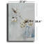 Toile de coton dans un vase en verre, art mural