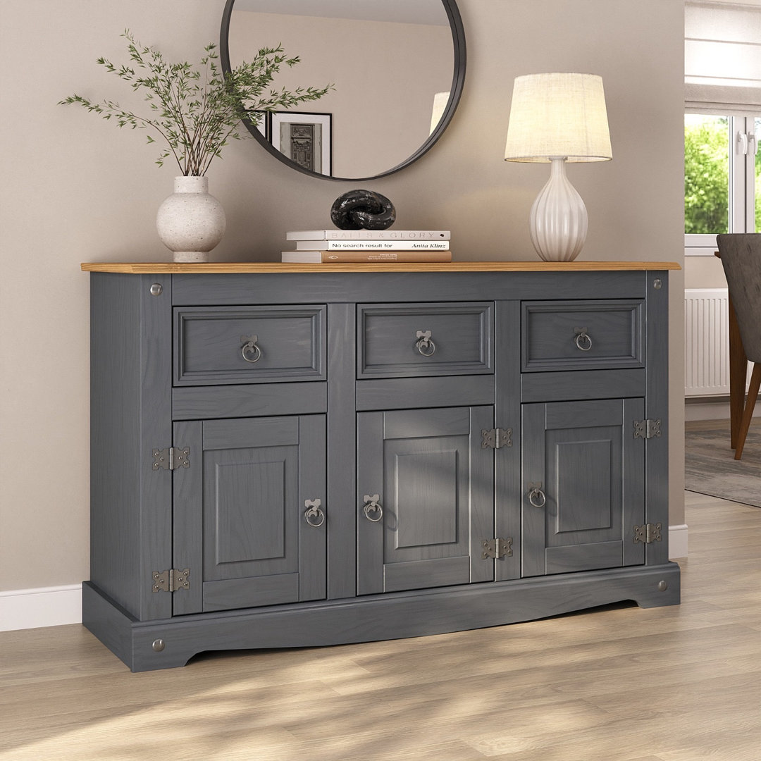 Aticus 125cm Solid Wood Sideboard