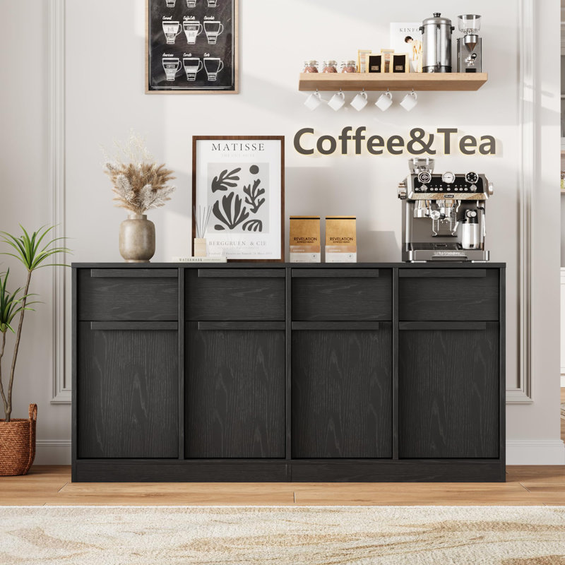 158.5cm Sideboard, Black