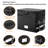 File Box With Lock,Multi-Layer Fireproof Document Box Collapsible File Storage Organizer With Pockets/Handle,Large Portable Home Office Filing Box For Hanging Letter/Legal Size Folders