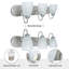 Éclairage pour meuble-lavabo à intensité variable Ishaal-1520546233