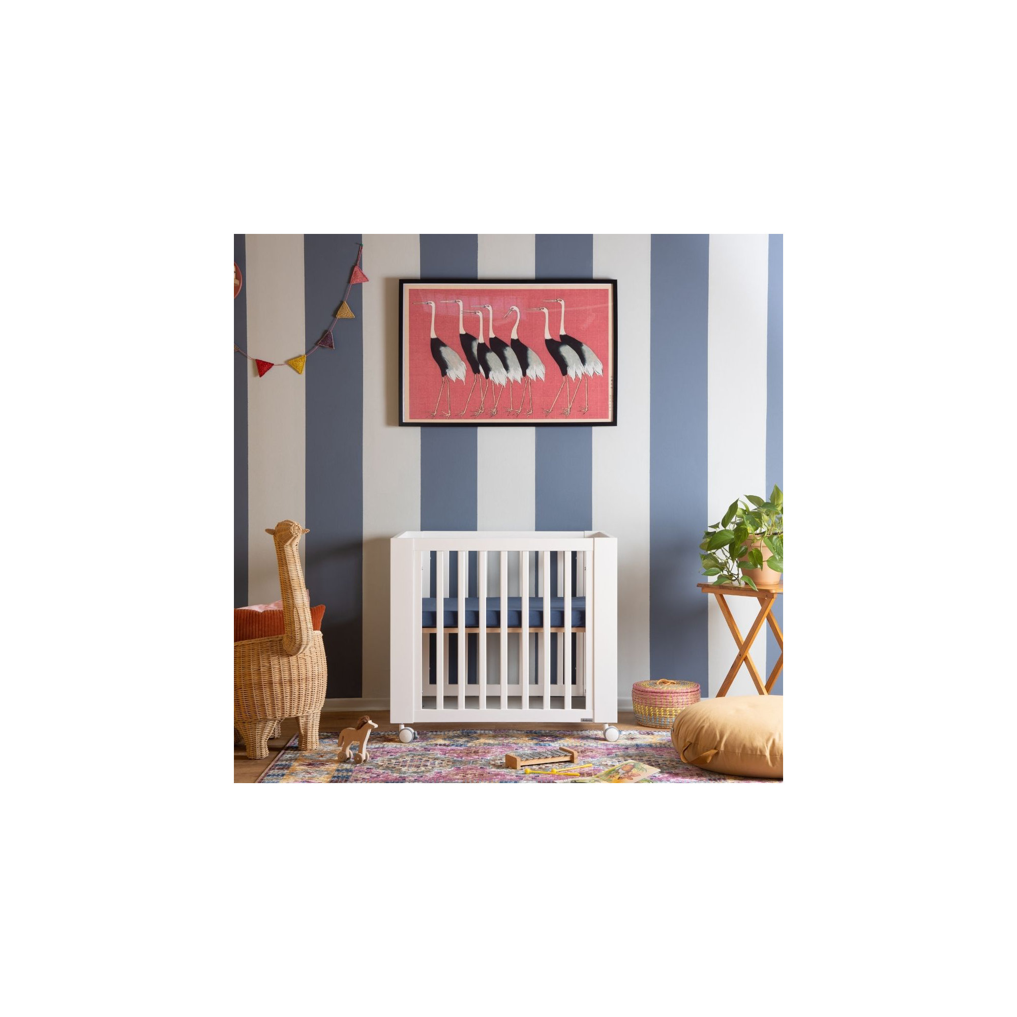 Spirit 8-in-1 Convertible Crib, White