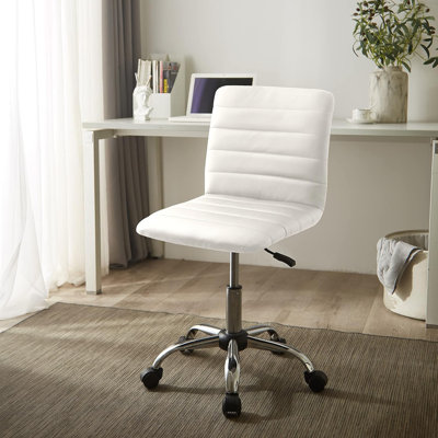  Chaise de bureau roulante en similicuir