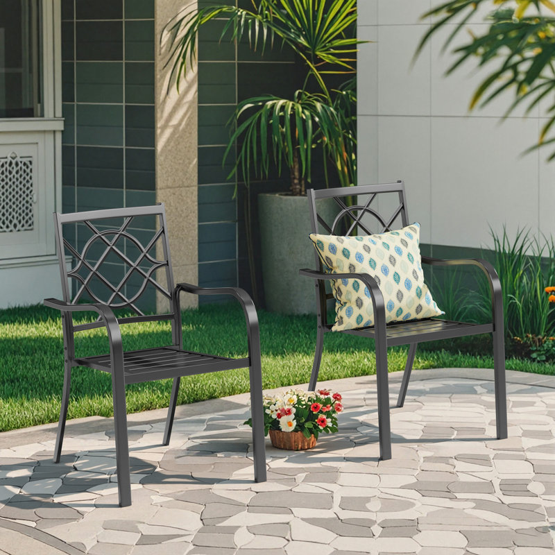 Jayc Outdoor Stacking Dining Armchair