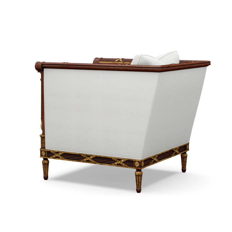 The Regent's Visit  Accent Chair, Page Snow (Performance fabric) 1355-91