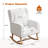 33" Wide Rocking Chair with Solid Wood Leg-705545057