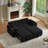 Black Fabric Sleeper Sofa Bed