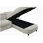 Canapé-lit modulaire avec canapé-lit et méridienne avec rangement 2 en 1 pour canapé de salon Canapé modulaire avec lit escamotable, beige-400343475