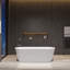 Baignoire de trempage autoportante en acrylique 67 po. X 28 po.