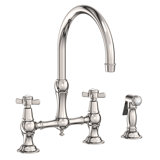 Fairfield Kitchen Bridge Faucet with Side Spray