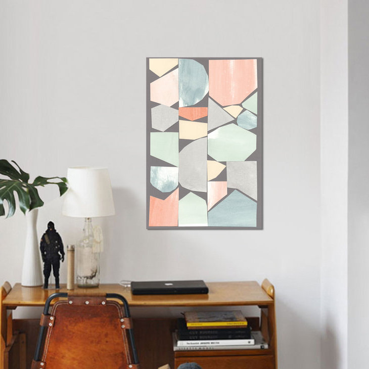 «Rodondo I» par Renée Stramel, impression sur toile tendue sur châssis, H 18 po x l 12 po x P 1,5 po, Pas de tapis