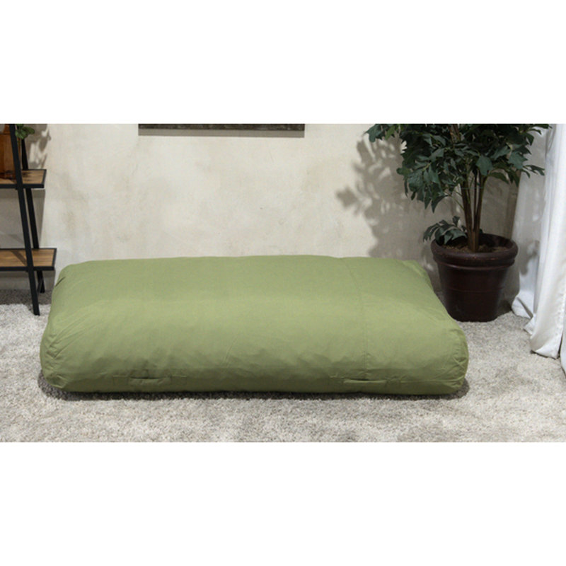 Fauteuil à billes Water 6 pi x 3 pi - Conception rectangulaire. Doux et confortable. Housse à fermeture à glissière amovible imperméable. Élégant. Rembourrage en mousse haute. Fermeture à glissière