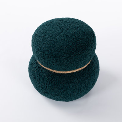 WKJY   Snowman Stool, Greig Plush Cushion, Playful And Cute, Suitable  Any Spacehite by Red Barrel Studio