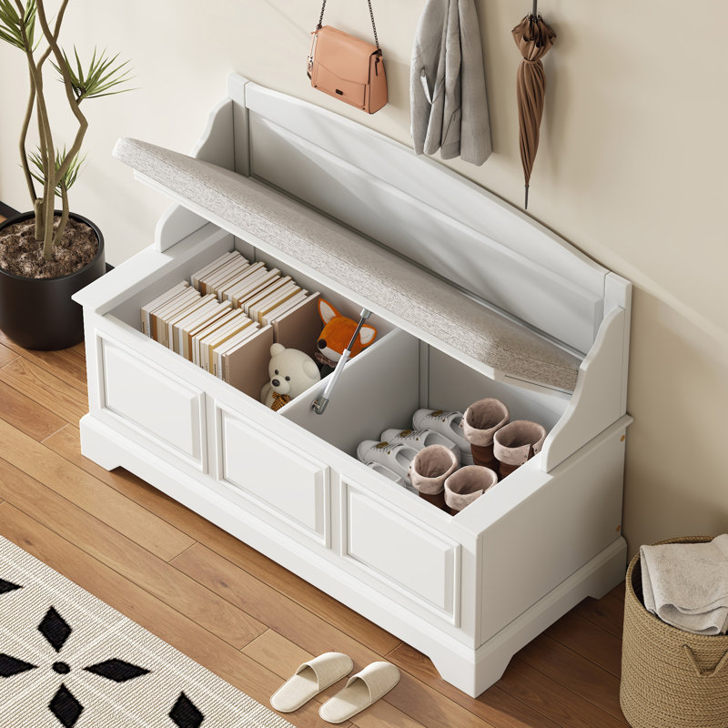 Banc à chaussures, Blanc